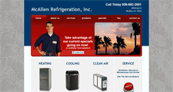 Desktop Screenshot of mcallenrefrigeration.com